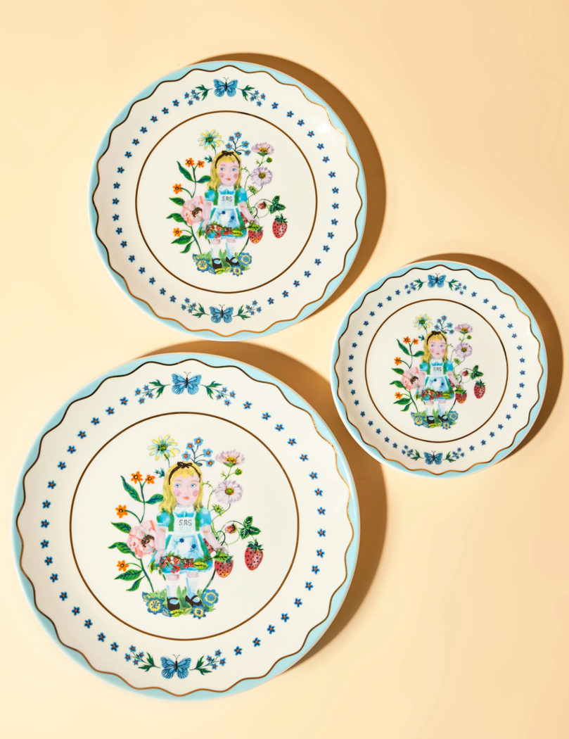 Nana's Garden Plate Set SRETSIS